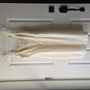 Banana Republic Silk And Cotton Blend Sheath Dress